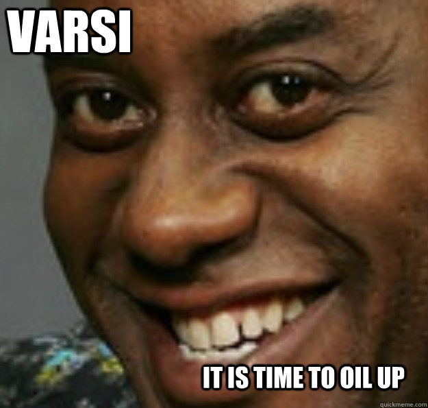  Varsi it is time to oil up  Ainsley Harriott