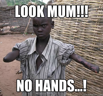 Look mum!!! No hands...! - Look mum!!! No hands...!  Look mum!!!