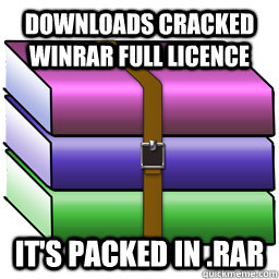 downloads cracked winrar full licence it's packed in .rar  Good Guy Winrar