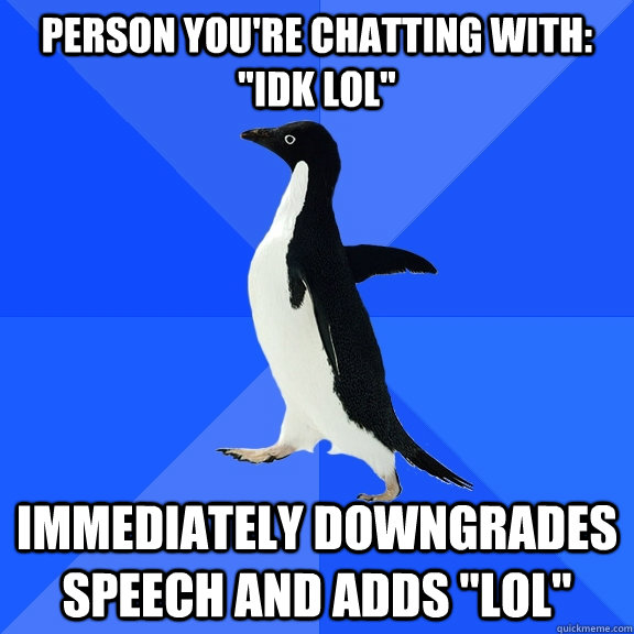 person you're chatting with: 