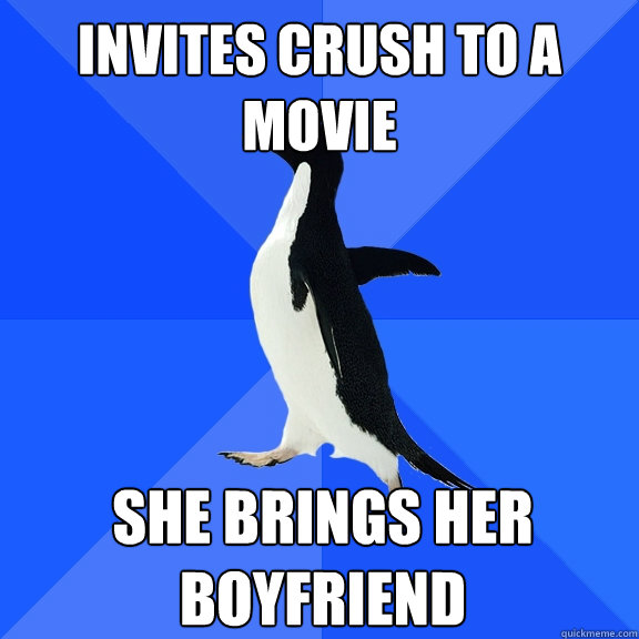 invites crush to a movie she brings her boyfriend - invites crush to a movie she brings her boyfriend  Misc