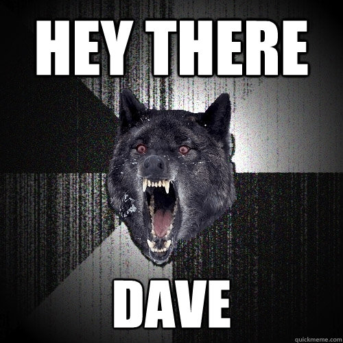 HEY THERE DAVE  Insanity Wolf