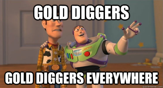 gold diggers gold diggers everywhere  Toy Story Everywhere