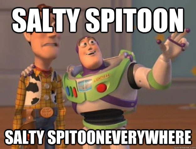 salty spitoon salty spitooneverywhere  Buzz Lightyear