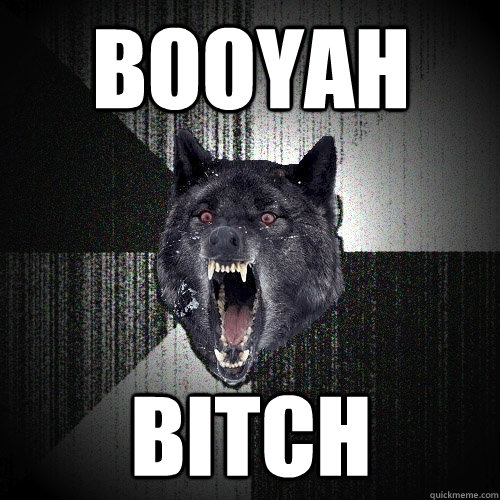 Booyah Bitch  Insanity Wolf