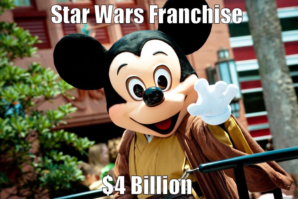STAR WARS FRANCHISE $4 BILLION Misc