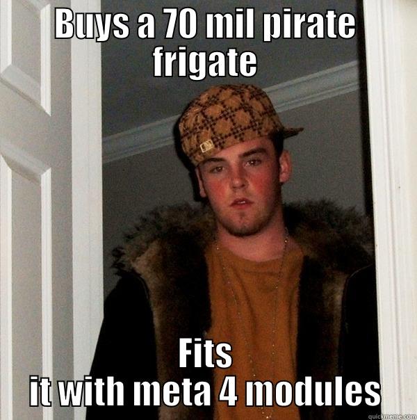BUYS A 70 MIL PIRATE FRIGATE FITS IT WITH META 4 MODULES Scumbag Steve