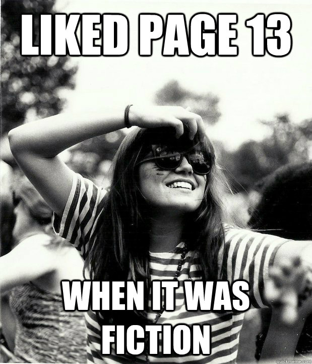 Liked PAge 13 When it was fiction  Georgetown Hipster