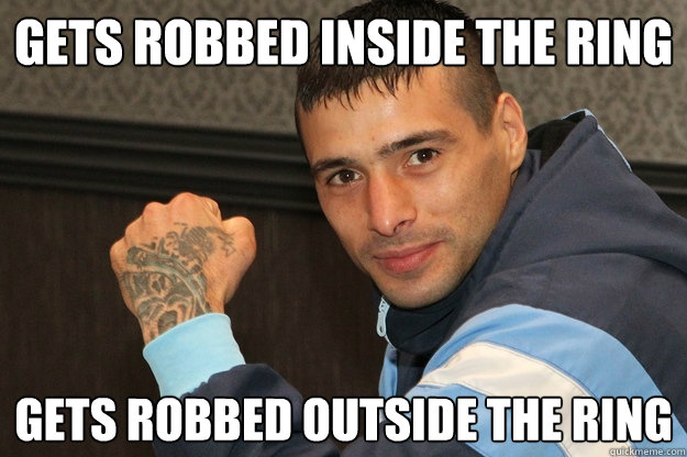 GETS ROBBED INSIDE THE RING GETS ROBBED OUTSIDE THE RING - GETS ROBBED INSIDE THE RING GETS ROBBED OUTSIDE THE RING  Misc