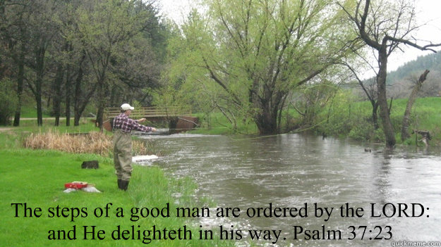  The steps of a good man are ordered by the LORD: and He delighteth in his way. Psalm 37:23 -  The steps of a good man are ordered by the LORD: and He delighteth in his way. Psalm 37:23  Happy Anniversary!