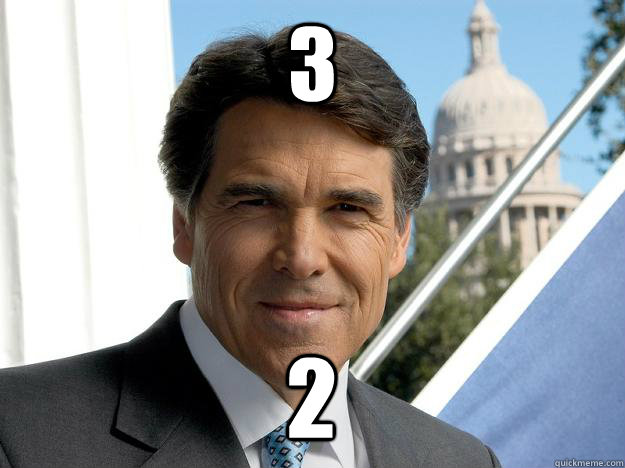 3 2  Rick perry