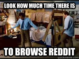 Look how much time there is to browse Reddit  