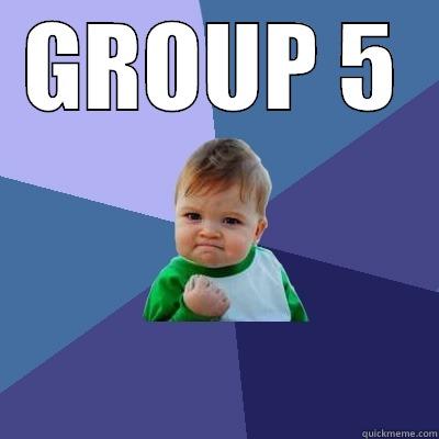 GROUP 5  Success Kid