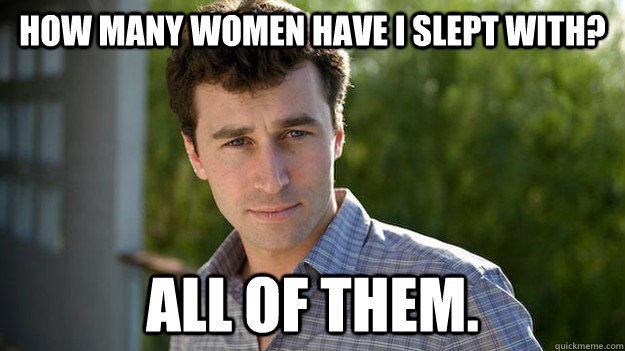 How many women have i slept with? all of them. - How many women have i slept with? all of them.  James Deen Wins