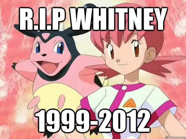 R.I.P Whitney 1999-2012 - R.I.P Whitney 1999-2012  R.I.P Whitney