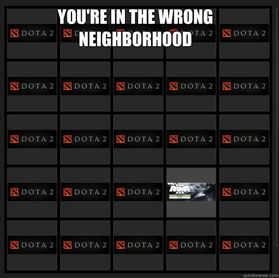 you're in the wrong neighborhood - you're in the wrong neighborhood  youre in the wrong neighborhood