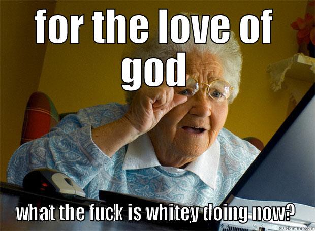 FOR THE LOVE OF GOD WHAT THE FUCK IS WHITEY DOING NOW? Grandma finds the Internet