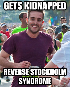 gets kidnapped reverse stockholm syndrome  Ridiculously photogenic guy