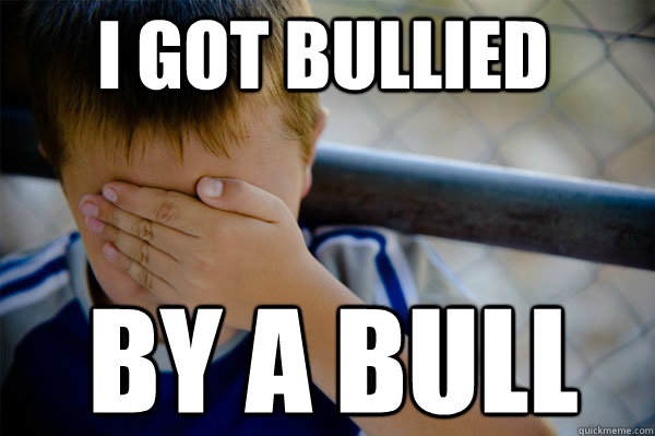 i GOT BULLIED BY A BULL - i GOT BULLIED BY A BULL  Confession kid