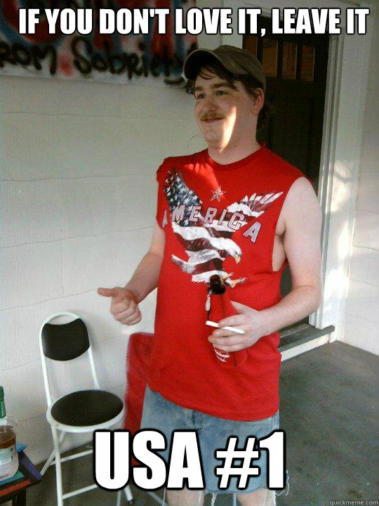 If You Don't Love It, Leave It USA #1  Redneck Randal