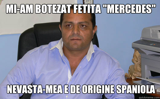 Mi-am botezat fetita 