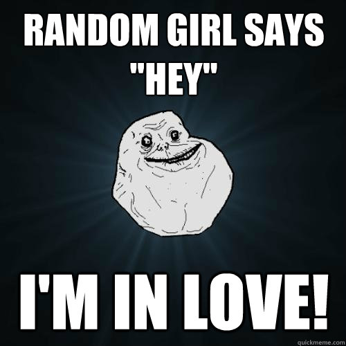 Random girl says 