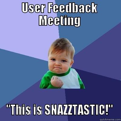 USER FEEDBACK MEETING 