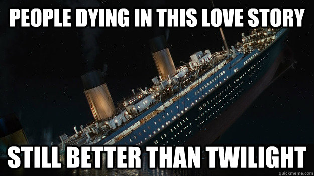 People dying in this love story Still better than Twilight - People dying in this love story Still better than Twilight  Careful with the tip