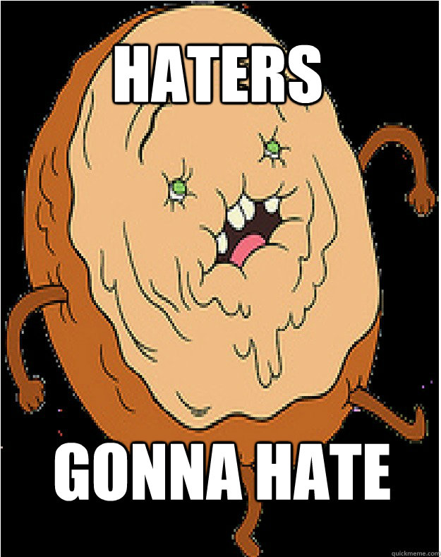 haters gonna hate  cinnamon buns