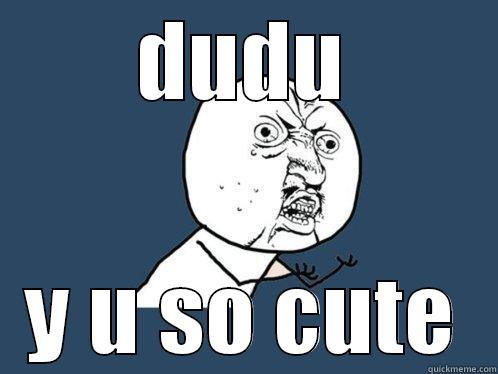 DUDU Y U SO CUTE Y U No