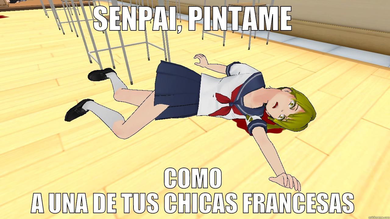 SENPAI, PINTAME COMO A UNA DE TUS CHICAS FRANCESAS Misc