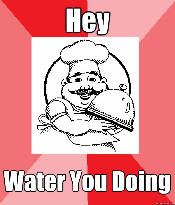 Hey Water You Doing - Hey Water You Doing  Lame Pun Chef