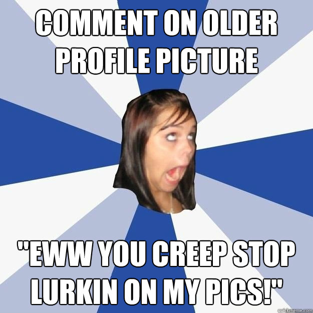 comment on older profile picture 