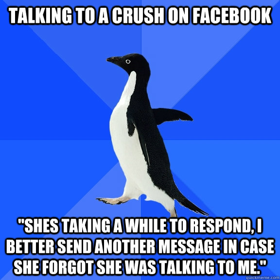 talking to a crush on facebook 