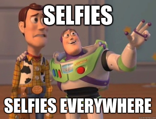 Selfies Selfies everywhere  Buzz Lightyear
