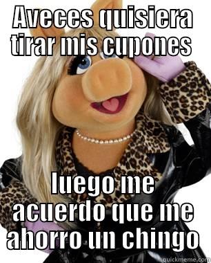 Miss Piggy Coupons  - AVECES QUISIERA TIRAR MIS CUPONES  LUEGO ME ACUERDO QUE ME AHORRO UN CHINGO Misc