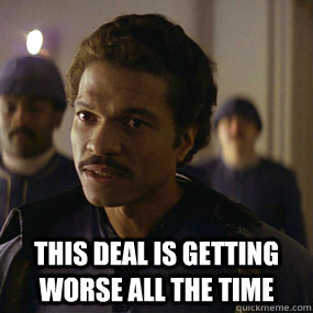  this deal is getting worse all the time  this deal is getting worse all the time