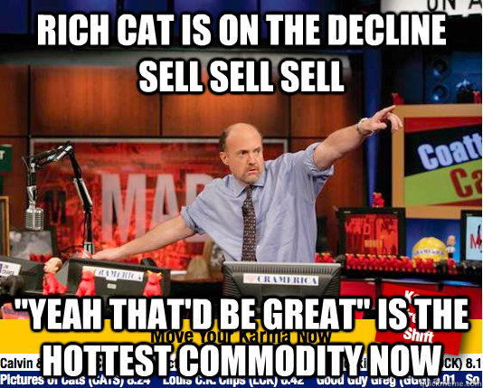 rich cat is on the decline sell sell sell 