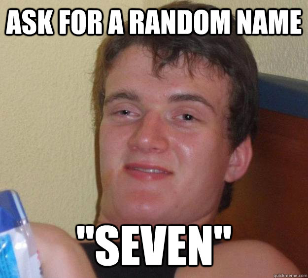 ask for a random name 
