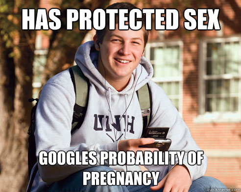 Has Protected Sex Googles Probability of Pregnancy  College Freshman