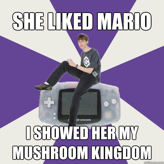 She liked mario I showed her my mushroom kingdom  Nintendo Norm