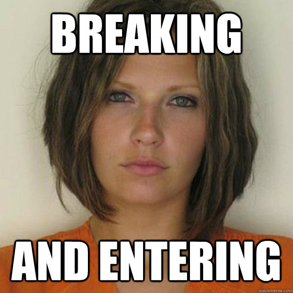 BREAKING AND ENTERING  Attractive Convict