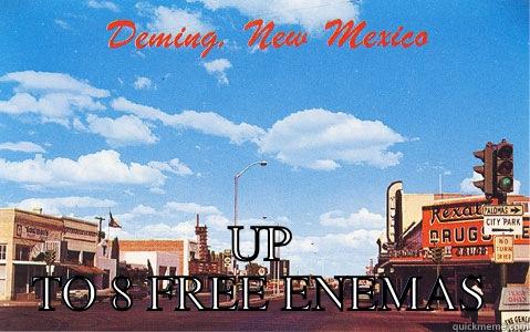  UP TO 8 FREE ENEMAS Misc