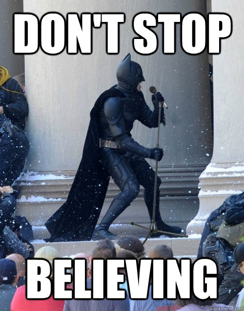 DON'T STOP BELIEVING - DON'T STOP BELIEVING  Karaoke Batman