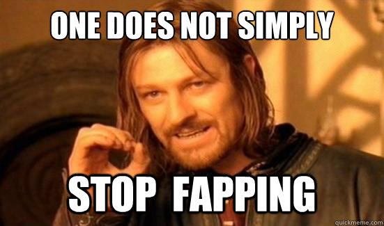 One Does Not Simply stop  fapping  Boromir