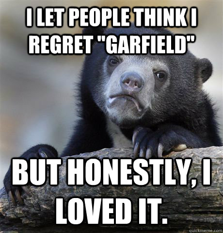 I let people think I regret 