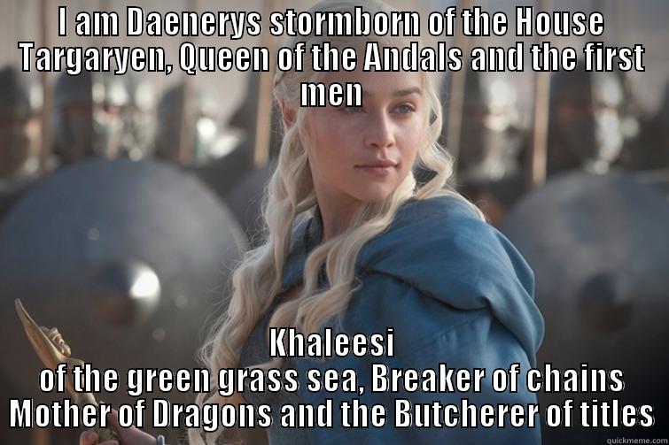 I am the watcher on the laptop!! - I AM DAENERYS STORMBORN OF THE HOUSE TARGARYEN, QUEEN OF THE ANDALS AND THE FIRST MEN KHALEESI OF THE GREEN GRASS SEA, BREAKER OF CHAINS MOTHER OF DRAGONS AND THE BUTCHERER OF TITLES Misc