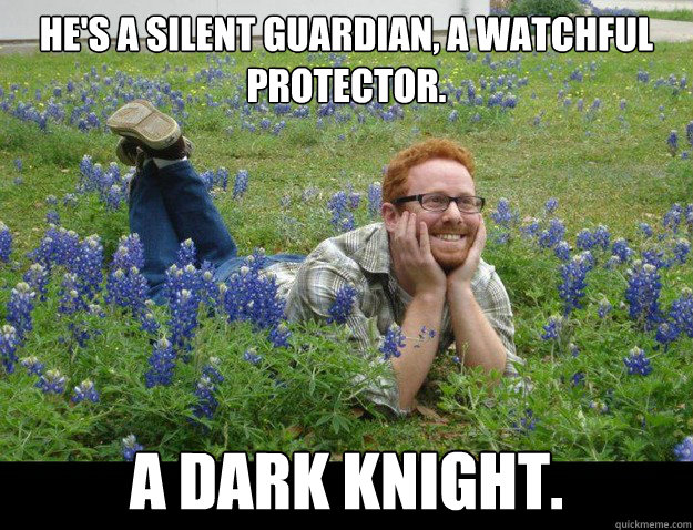 He's a silent guardian, a watchful protector. A dark knight.  - He's a silent guardian, a watchful protector. A dark knight.   BlockBonnet