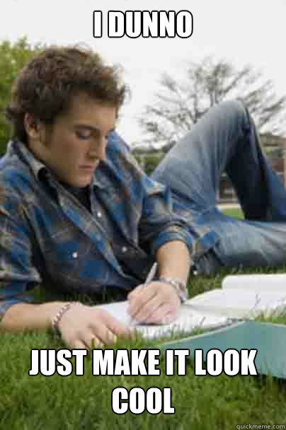 i dunno just make it look cool Caption 3 goes here  Junior Copywriter