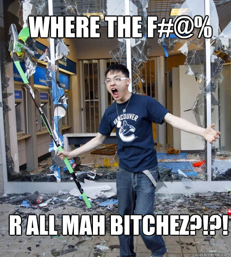 Where the f#@% r all mah bitchez?!?!  